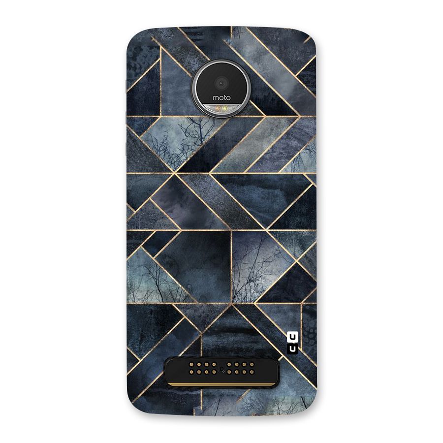 Forest Abstract Lines Back Case for Moto Z Play