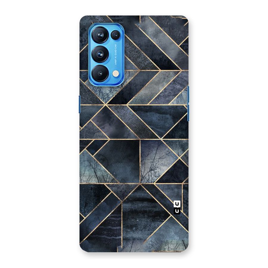Forest Abstract Lines Back Case for Oppo Reno5 Pro 5G
