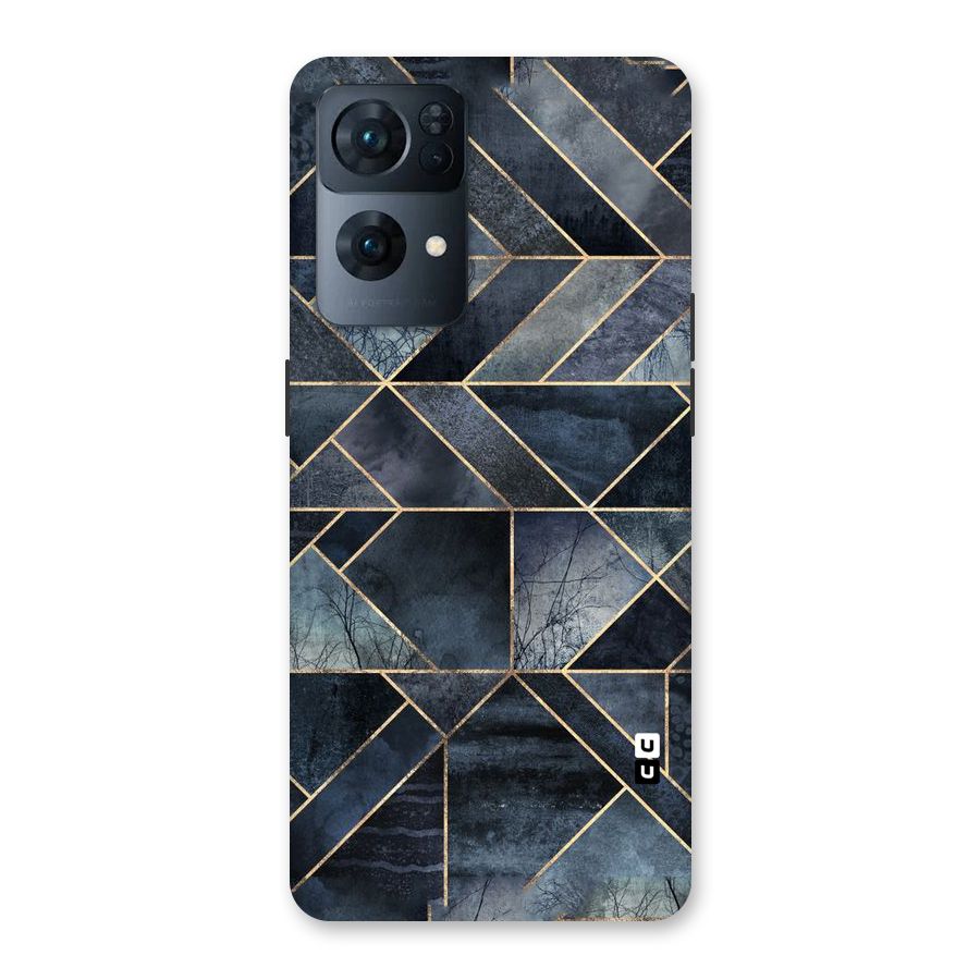 Forest Abstract Lines Back Case for Oppo Reno7 Pro 5G