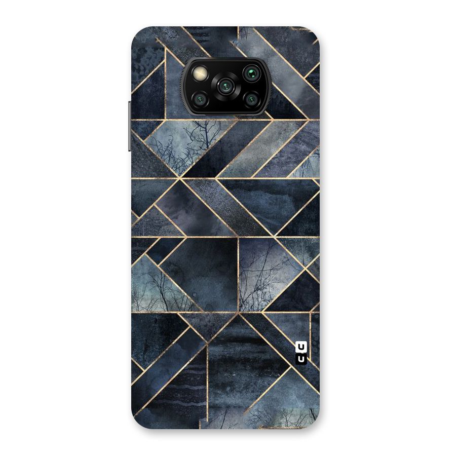 Forest Abstract Lines Back Case for Poco X3