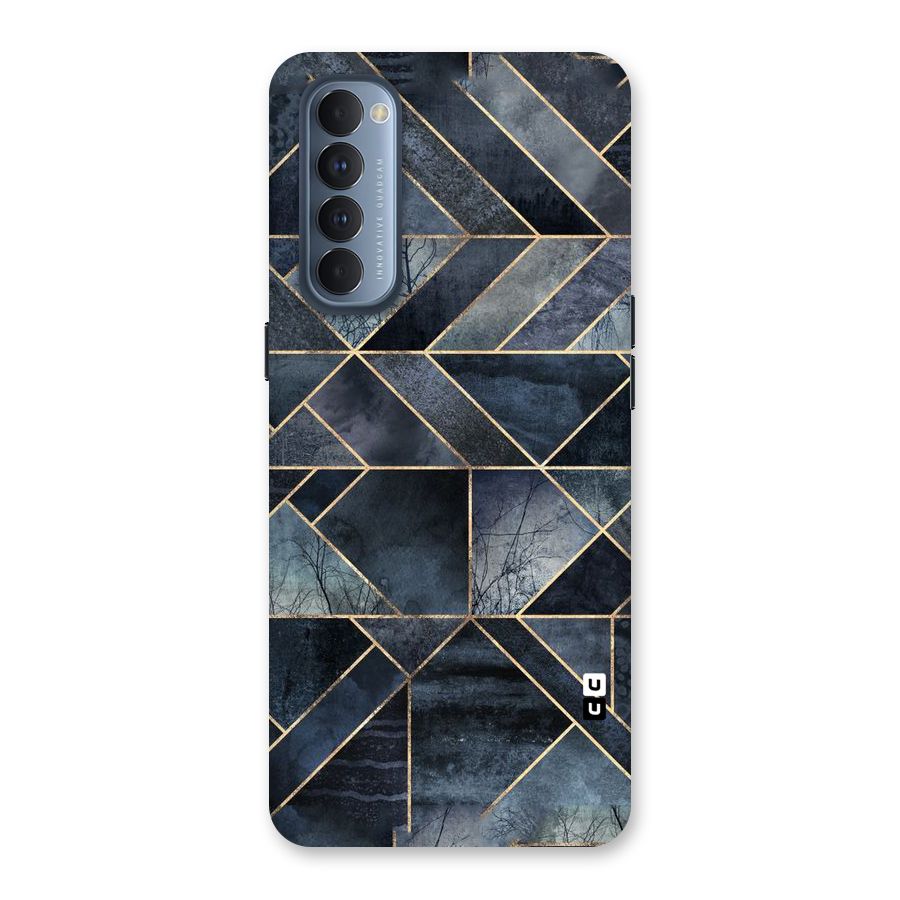 Forest Abstract Lines Back Case for Reno4 Pro