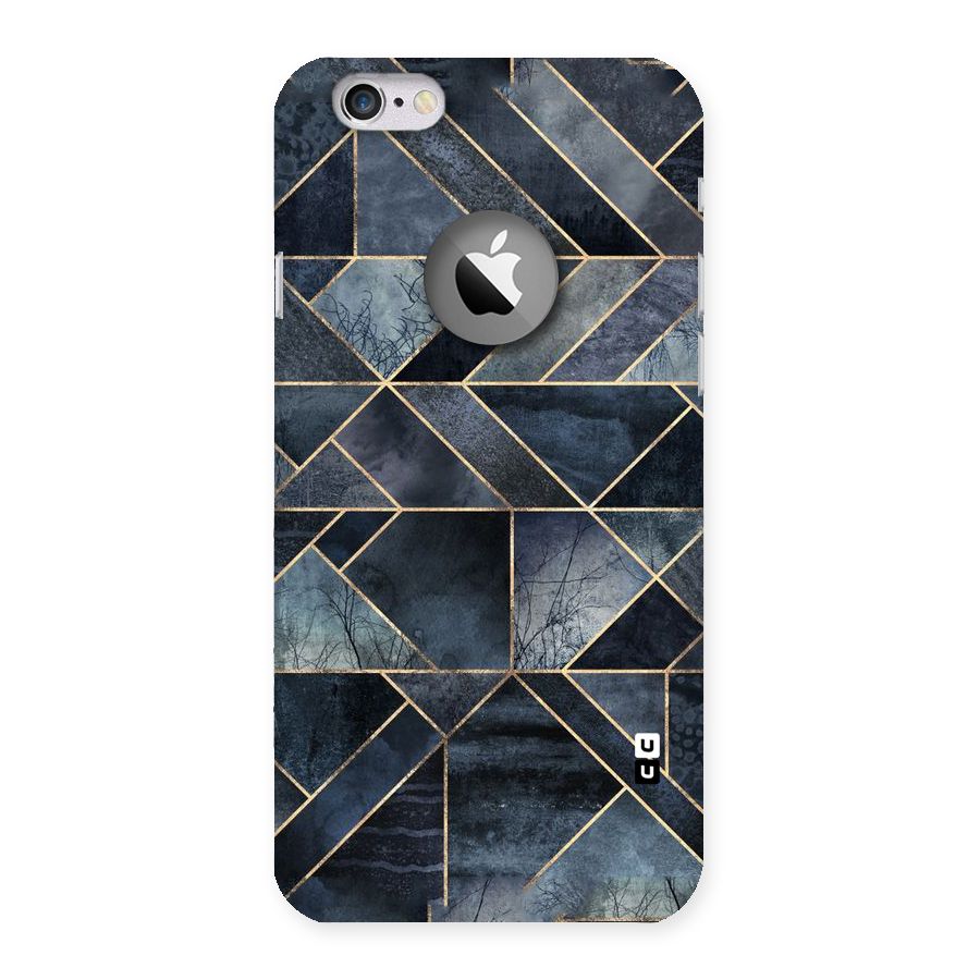 Forest Abstract Lines Back Case for iPhone 6 Logo Cut