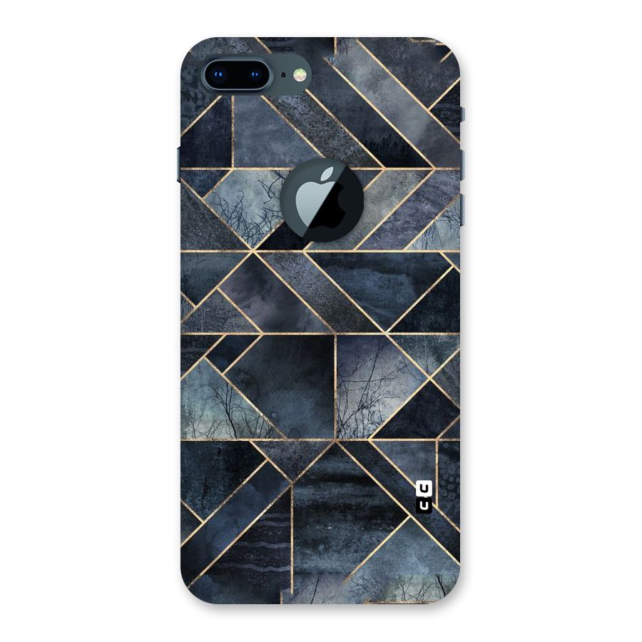 Forest Abstract Lines Back Case for iPhone 7 Plus Logo Cut
