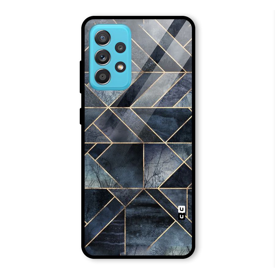 Forest Abstract Lines Glass Back Case for Galaxy A52s 5G