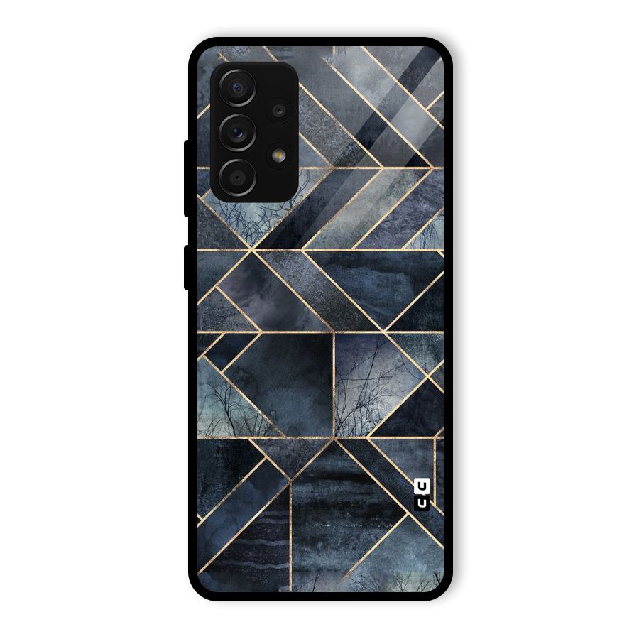 Forest Abstract Lines Glass Back Case for Galaxy A53 5G