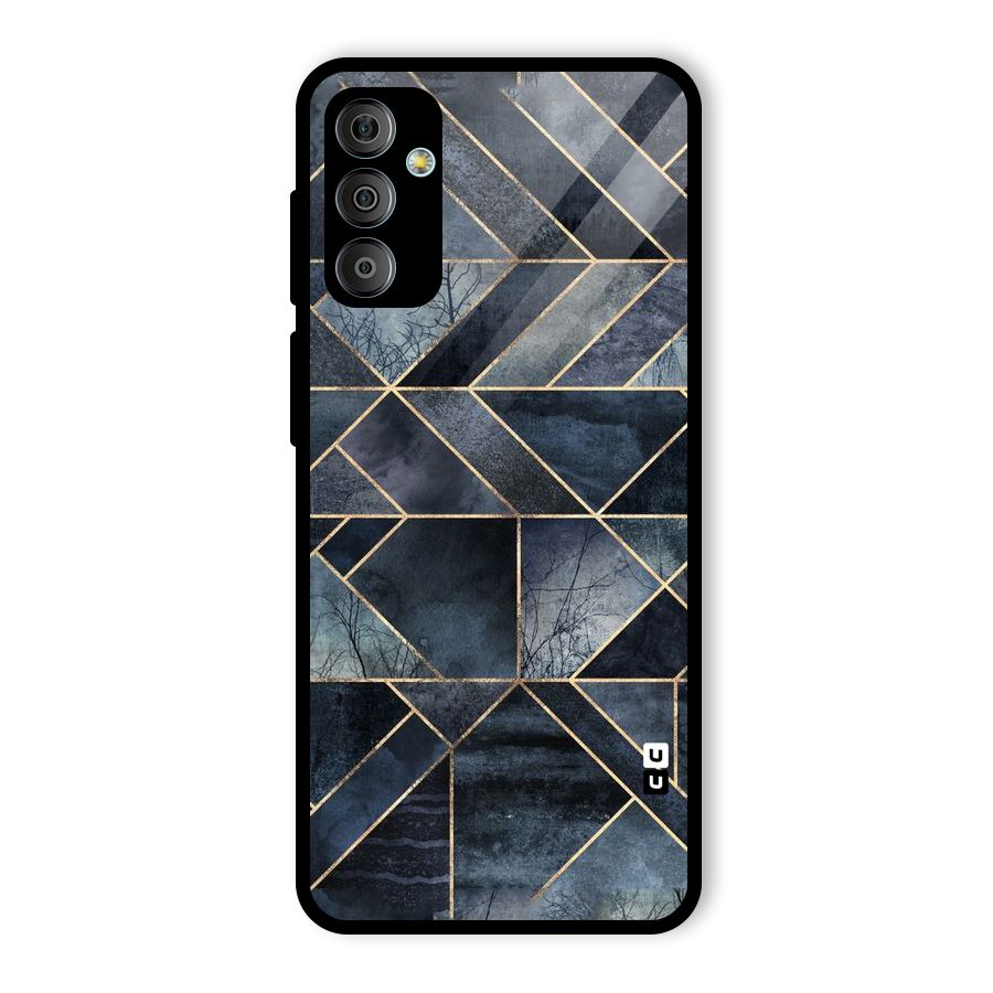 Forest Abstract Lines Glass Back Case for Galaxy F23