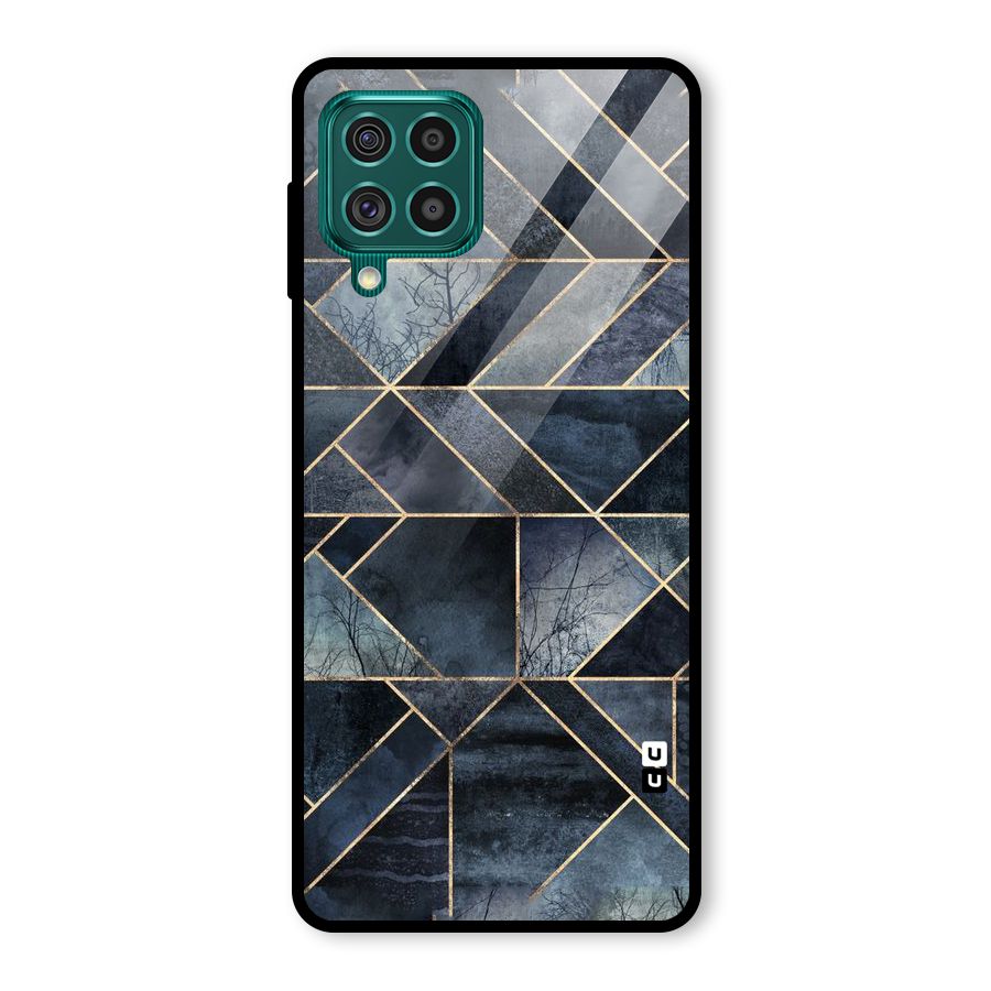 Forest Abstract Lines Glass Back Case for Galaxy F62