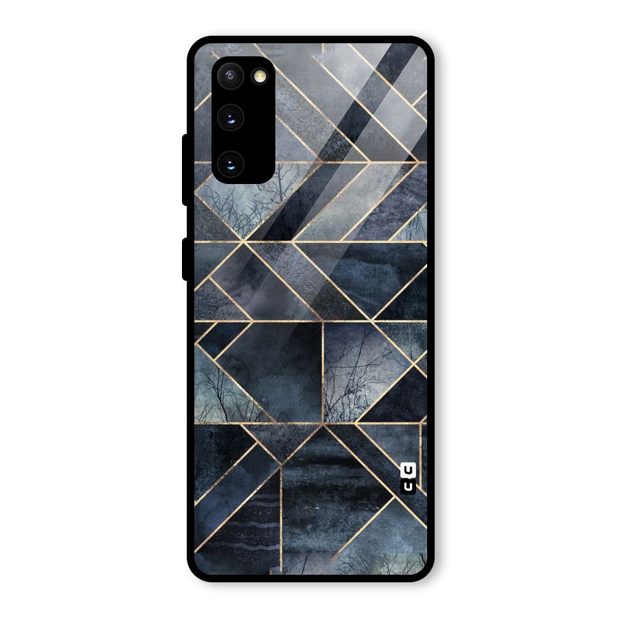 Forest Abstract Lines Glass Back Case for Galaxy S20 FE