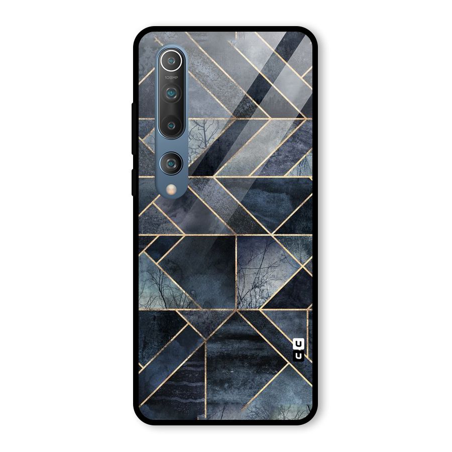 Forest Abstract Lines Glass Back Case for Mi 10