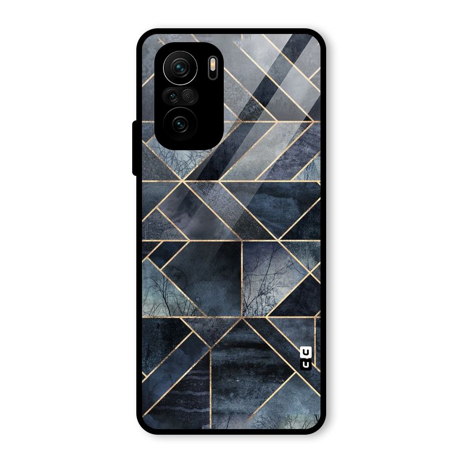 Forest Abstract Lines Glass Back Case for Mi 11X Pro