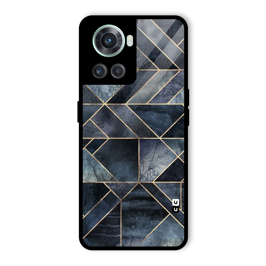Forest Abstract Lines Glass Back Case for OnePlus 10R