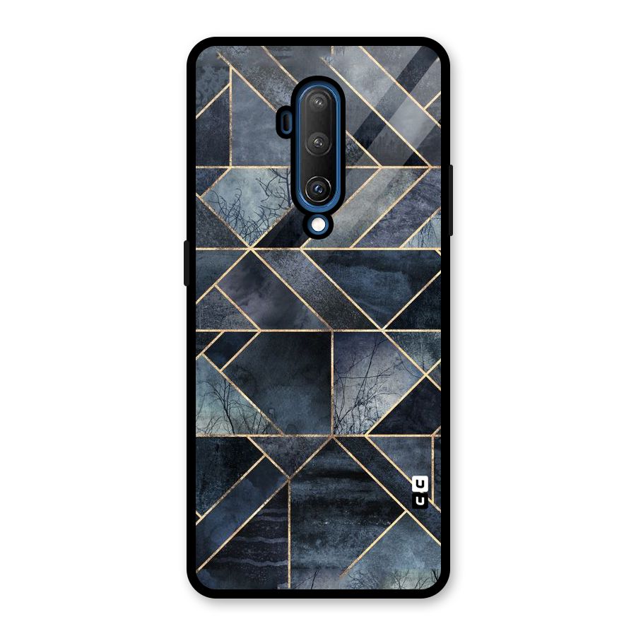 Forest Abstract Lines Glass Back Case for OnePlus 7T Pro