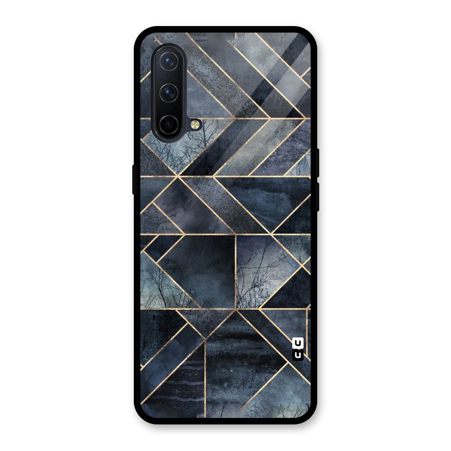 Forest Abstract Lines Glass Back Case for OnePlus Nord CE 5G