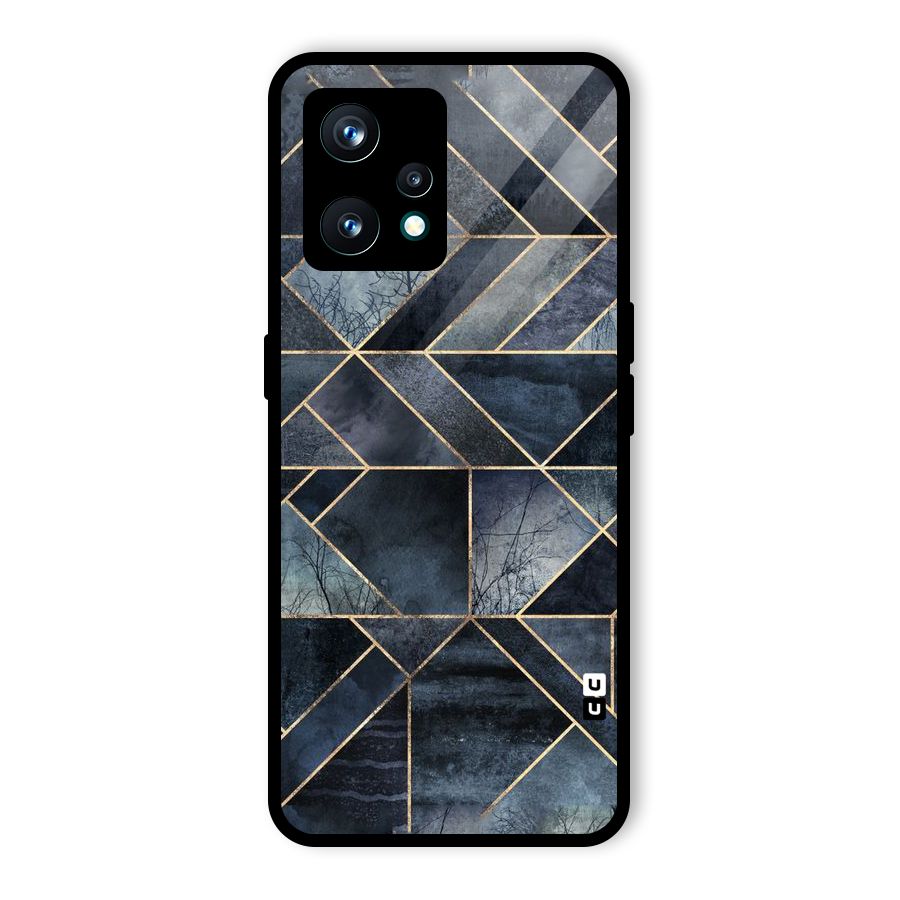 Forest Abstract Lines Glass Back Case for Realme 9 Pro Plus 5G