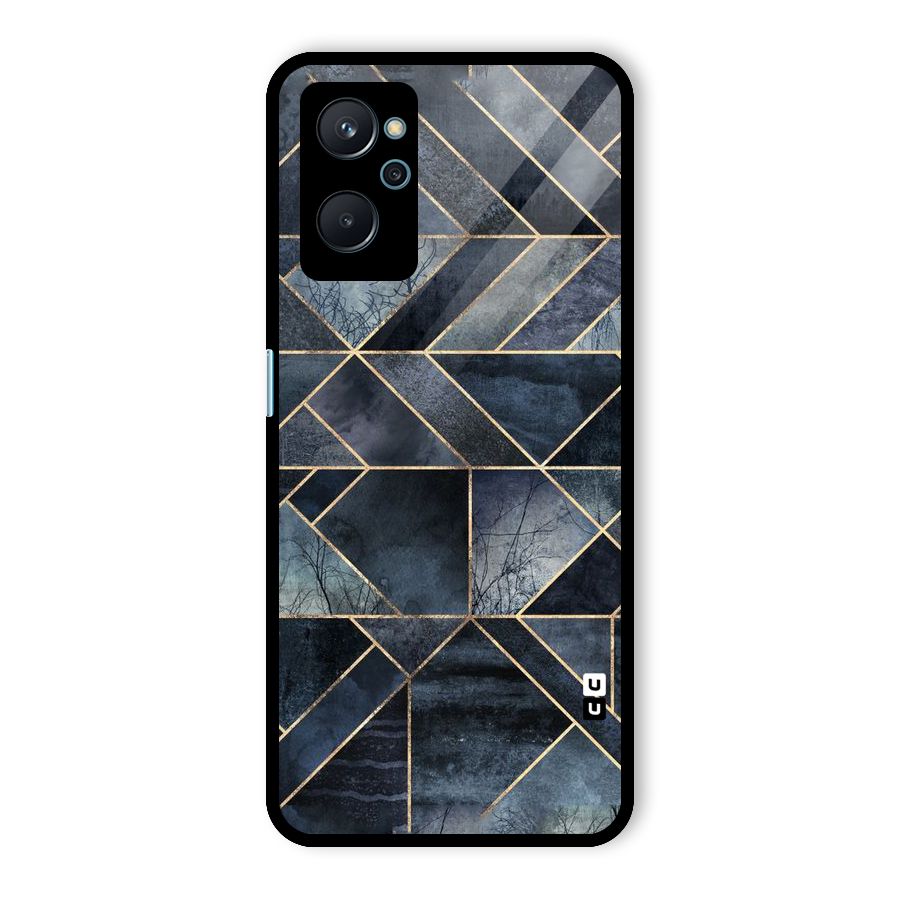 Forest Abstract Lines Glass Back Case for Realme 9i