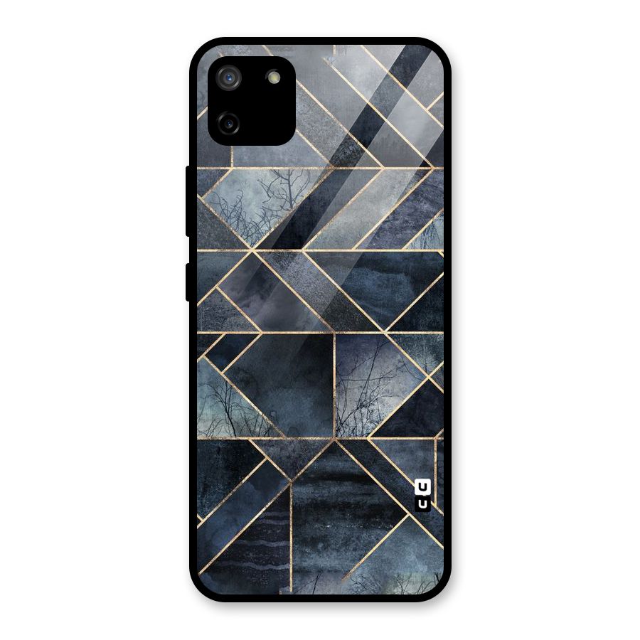Forest Abstract Lines Glass Back Case for Realme C11