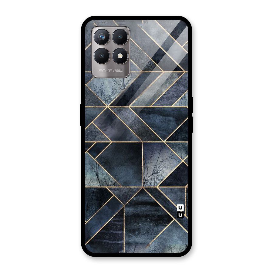 Forest Abstract Lines Glass Back Case for Realme Narzo 50