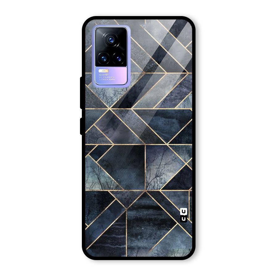 Forest Abstract Lines Glass Back Case for Vivo Y73