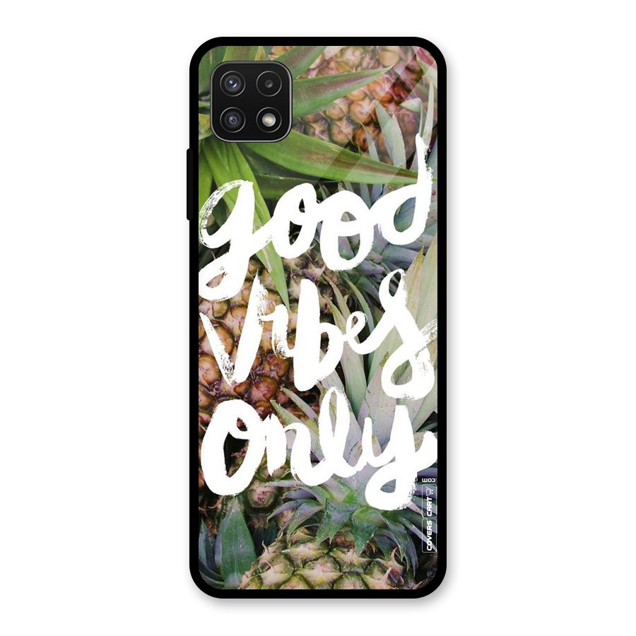Forest Vibes Glass Back Case for Galaxy A22 5G