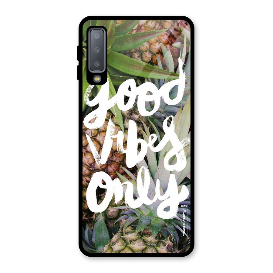 Forest Vibes Glass Back Case for Galaxy A7 (2018)