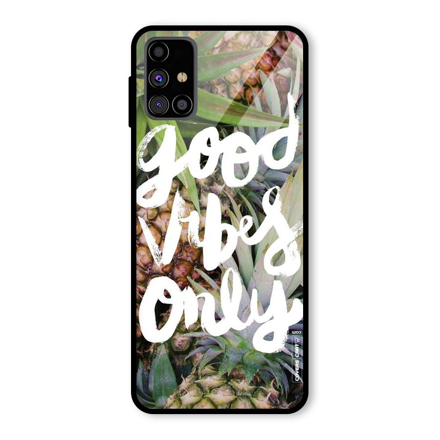 Forest Vibes Glass Back Case for Galaxy M31s