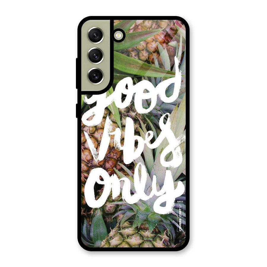 Forest Vibes Glass Back Case for Galaxy S21 FE 5G