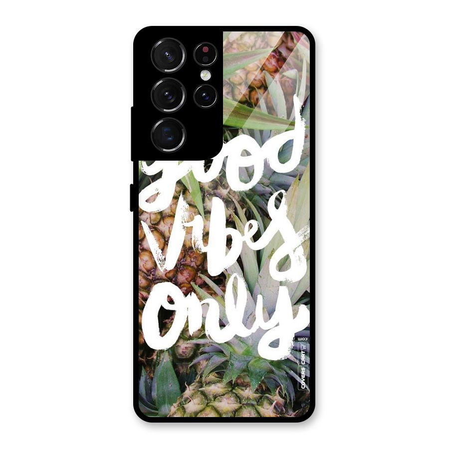 Forest Vibes Glass Back Case for Galaxy S21 Ultra 5G