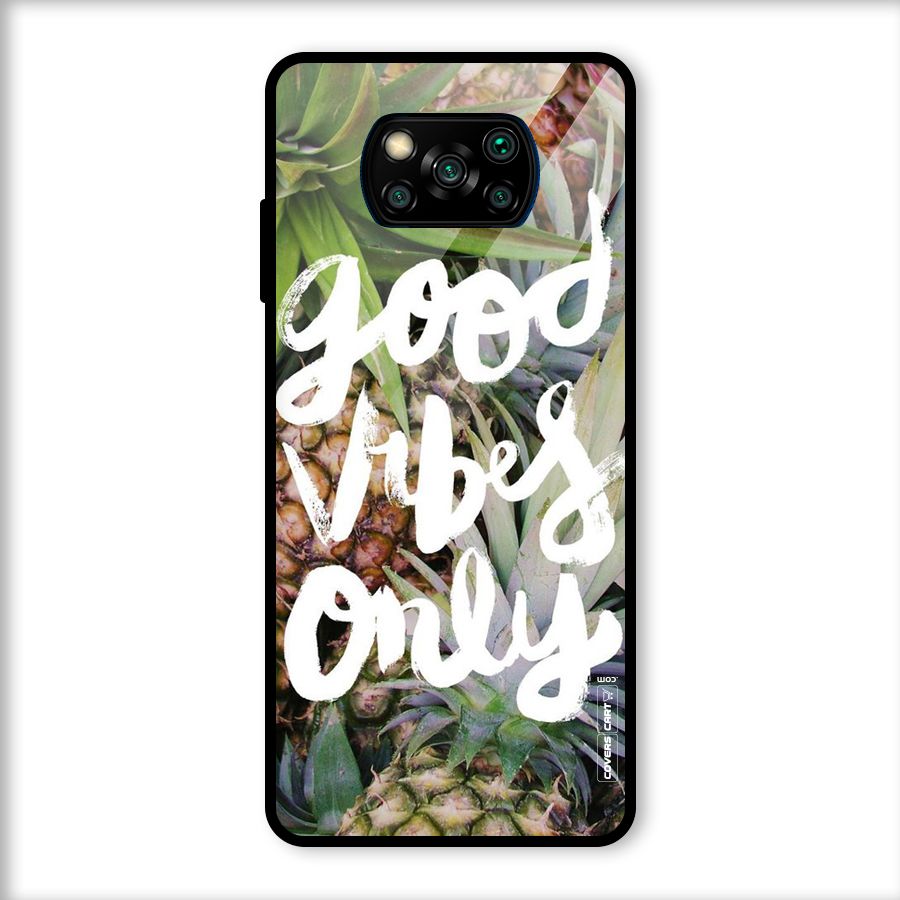 Forest Vibes Glass Back Case for Poco X3