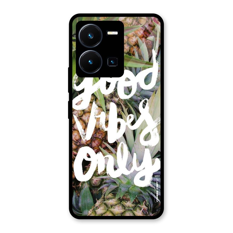 Forest Vibes Glass Back Case for Vivo Y35