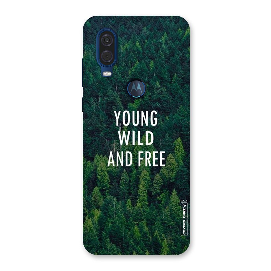 Forest Wanderlust Back Case for Motorola One Vision