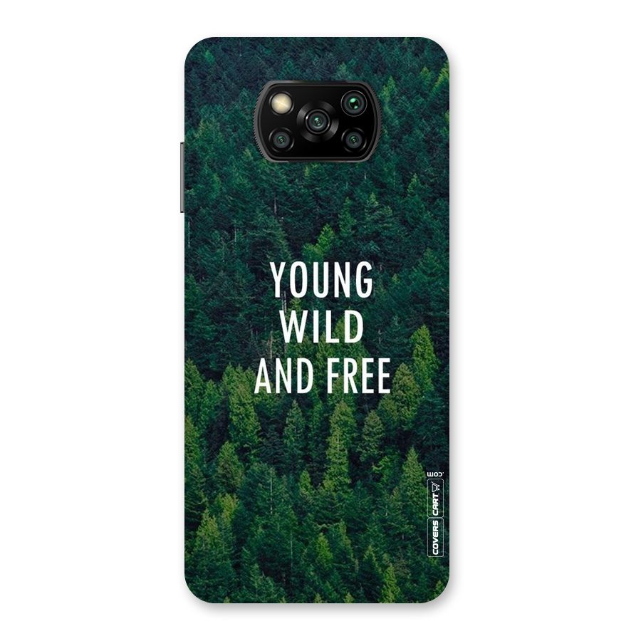 Forest Wanderlust Back Case for Poco X3