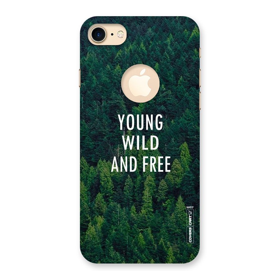 Forest Wanderlust Back Case for iPhone 7 Logo Cut