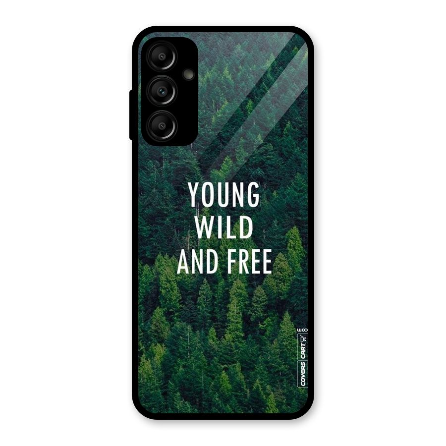 Forest Wanderlust Glass Back Case for Galaxy A14 5G