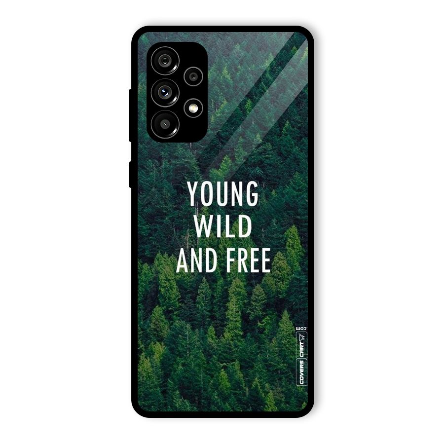Forest Wanderlust Glass Back Case for Galaxy A73 5G