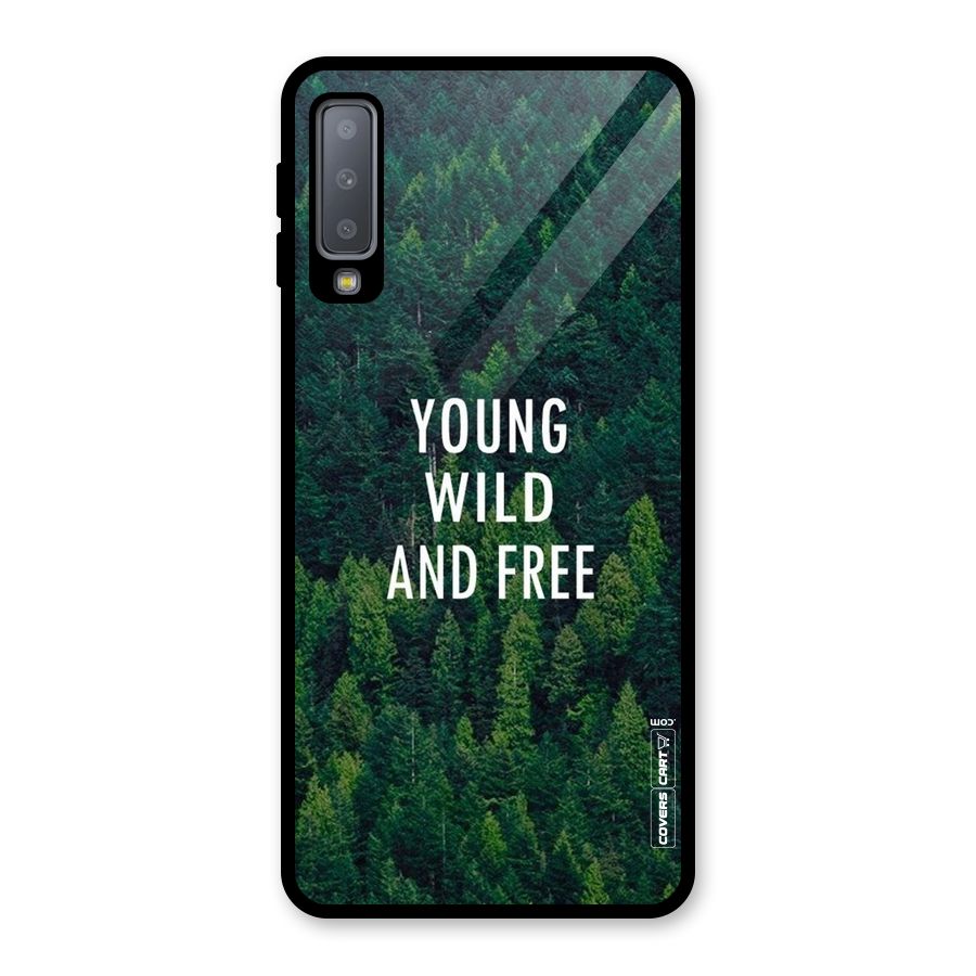 Forest Wanderlust Glass Back Case for Galaxy A7 (2018)