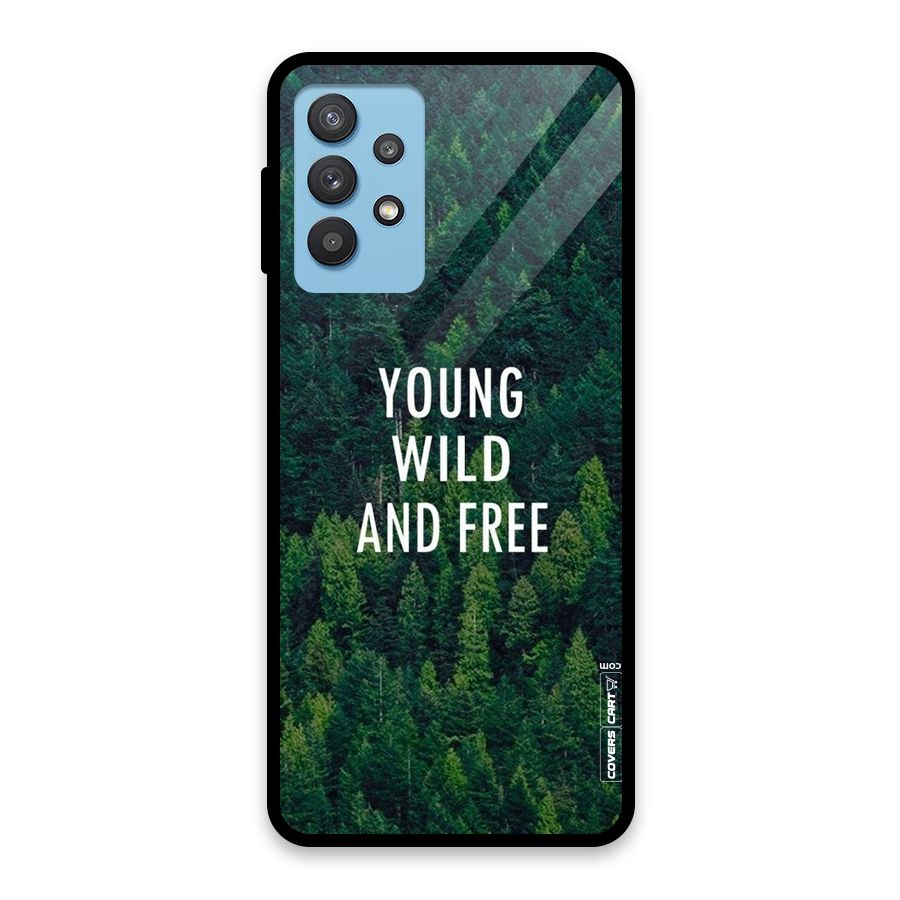 Forest Wanderlust Glass Back Case for Galaxy M32 5G