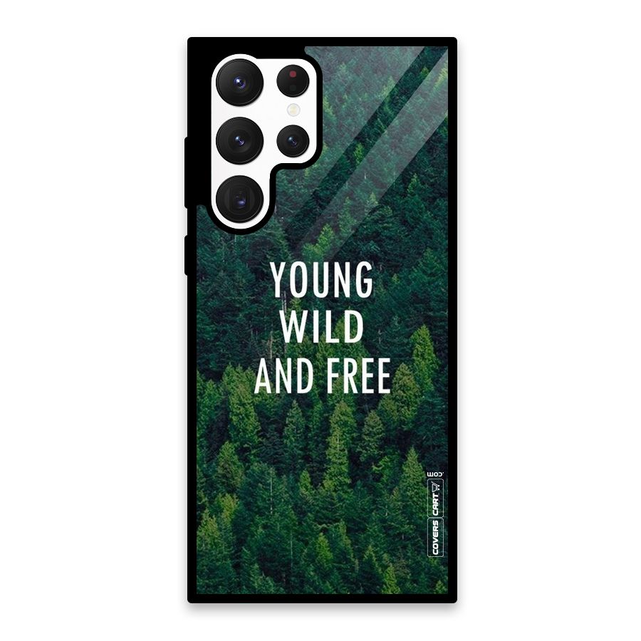 Forest Wanderlust Glass Back Case for Galaxy S22 Ultra 5G