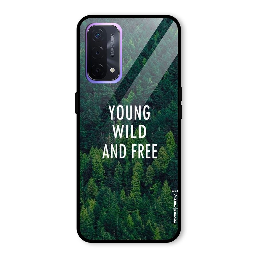 Forest Wanderlust Glass Back Case for Oppo A74 5G