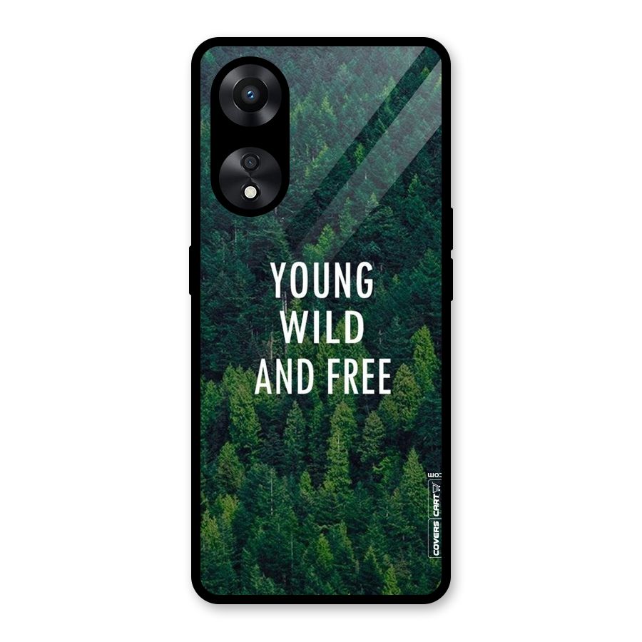Forest Wanderlust Glass Back Case for Oppo A78