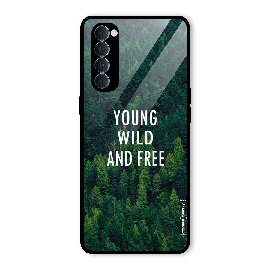 Forest Wanderlust Glass Back Case for Oppo Reno4 Pro