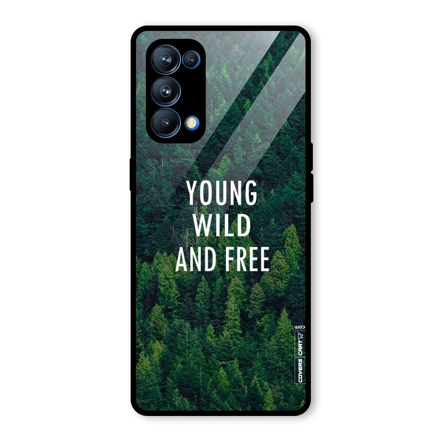 Forest Wanderlust Glass Back Case for Oppo Reno5 Pro 5G