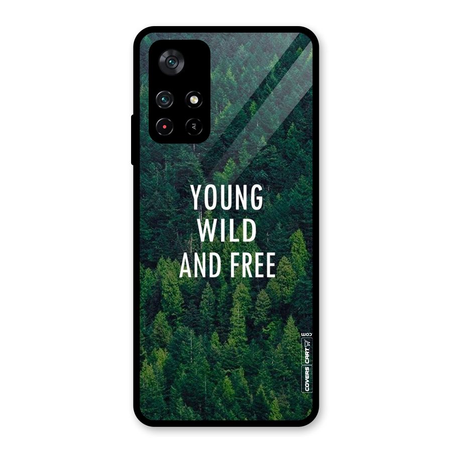Forest Wanderlust Glass Back Case for Poco M4 Pro 5G