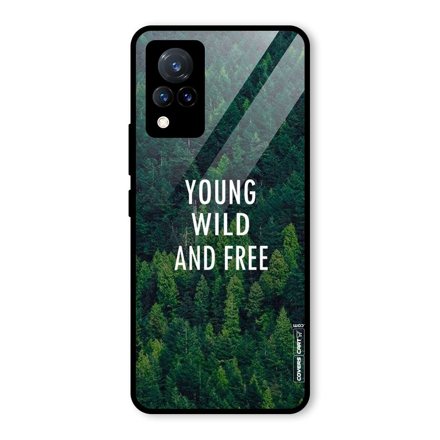 Forest Wanderlust Glass Back Case for Vivo V21 5G