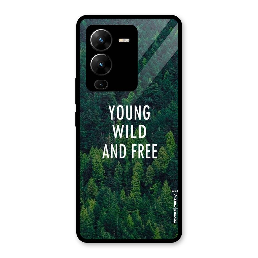 Forest Wanderlust Glass Back Case for Vivo V25 Pro