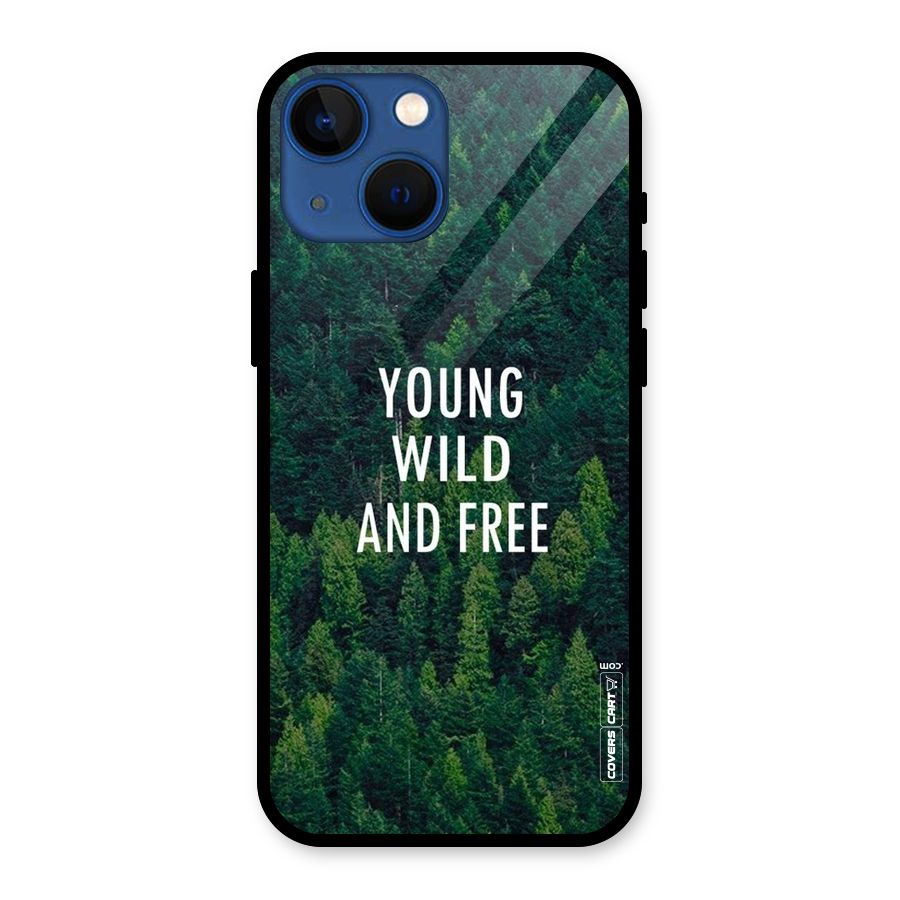 Forest Wanderlust Glass Back Case for iPhone 13 Mini