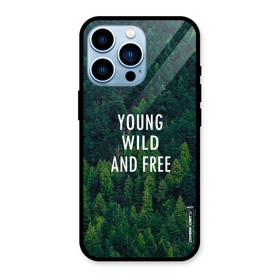 Forest Wanderlust Glass Back Case for iPhone 13 Pro