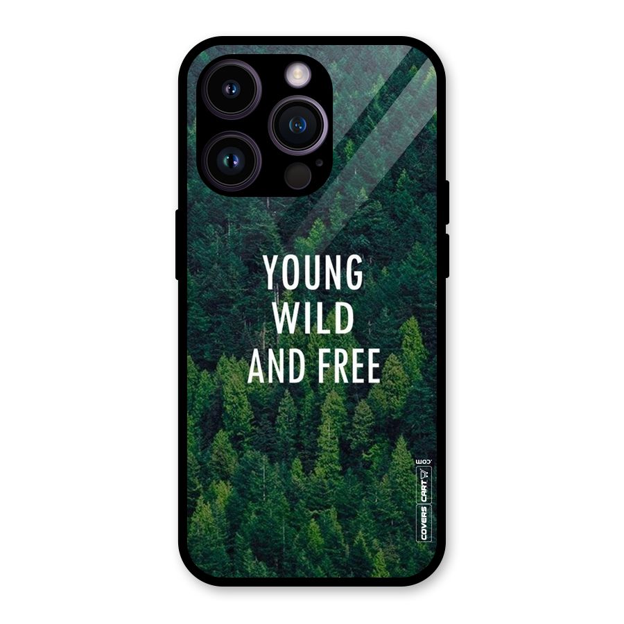 Forest Wanderlust Glass Back Case for iPhone 14 Pro