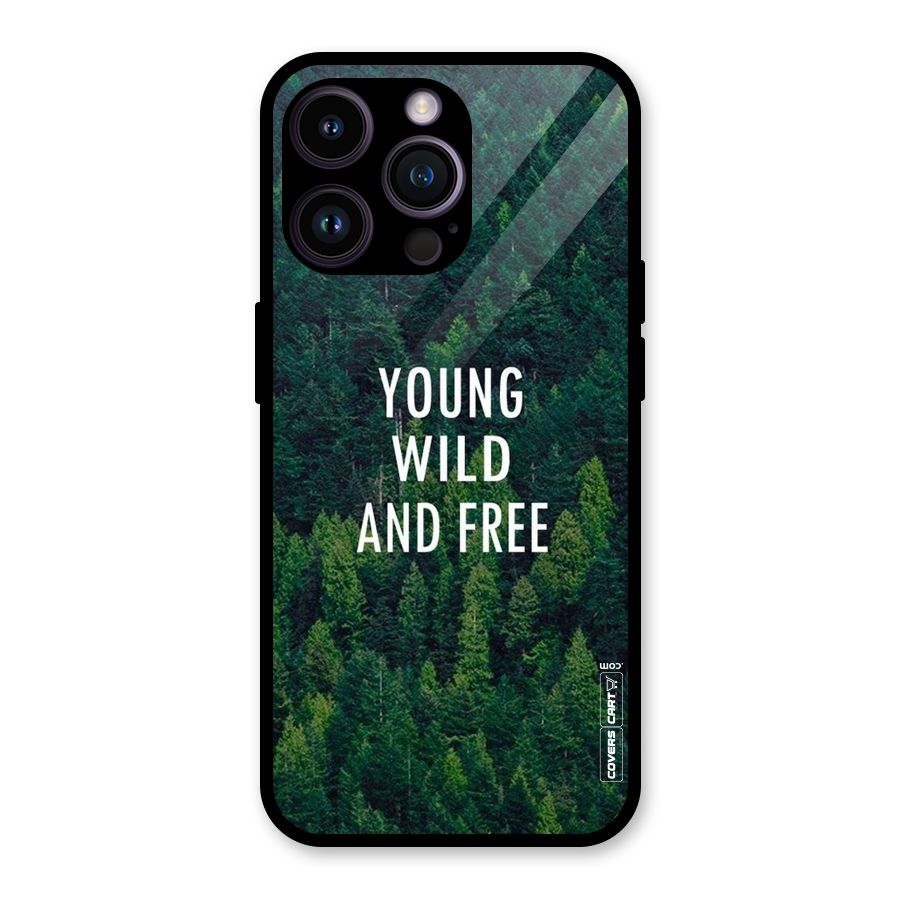 Forest Wanderlust Glass Back Case for iPhone 14 Pro Max