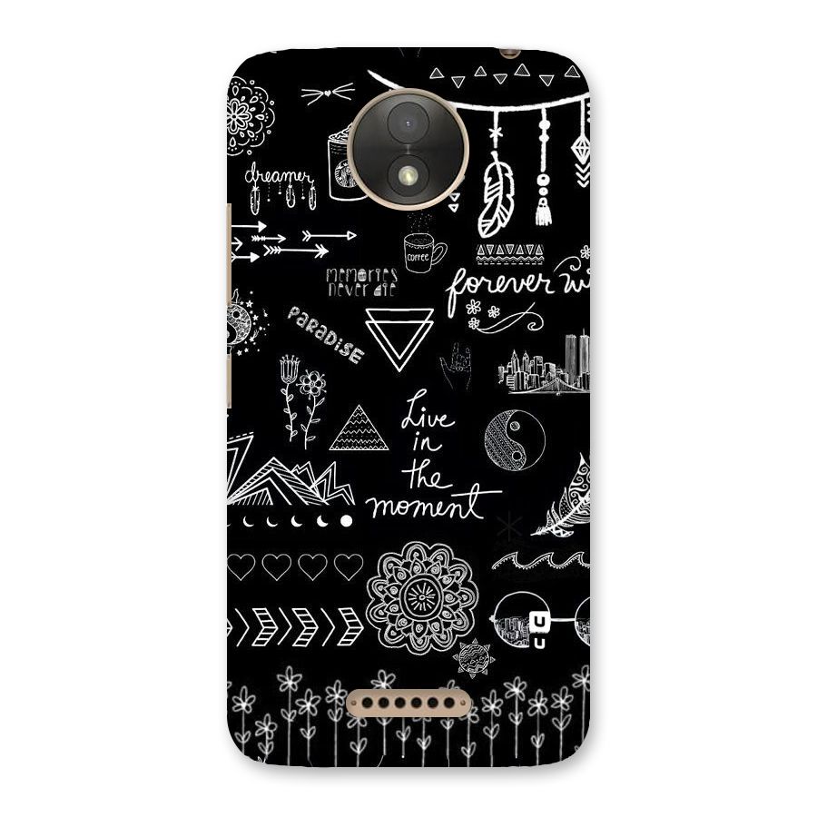 Forever Moment Back Case for Moto C Plus