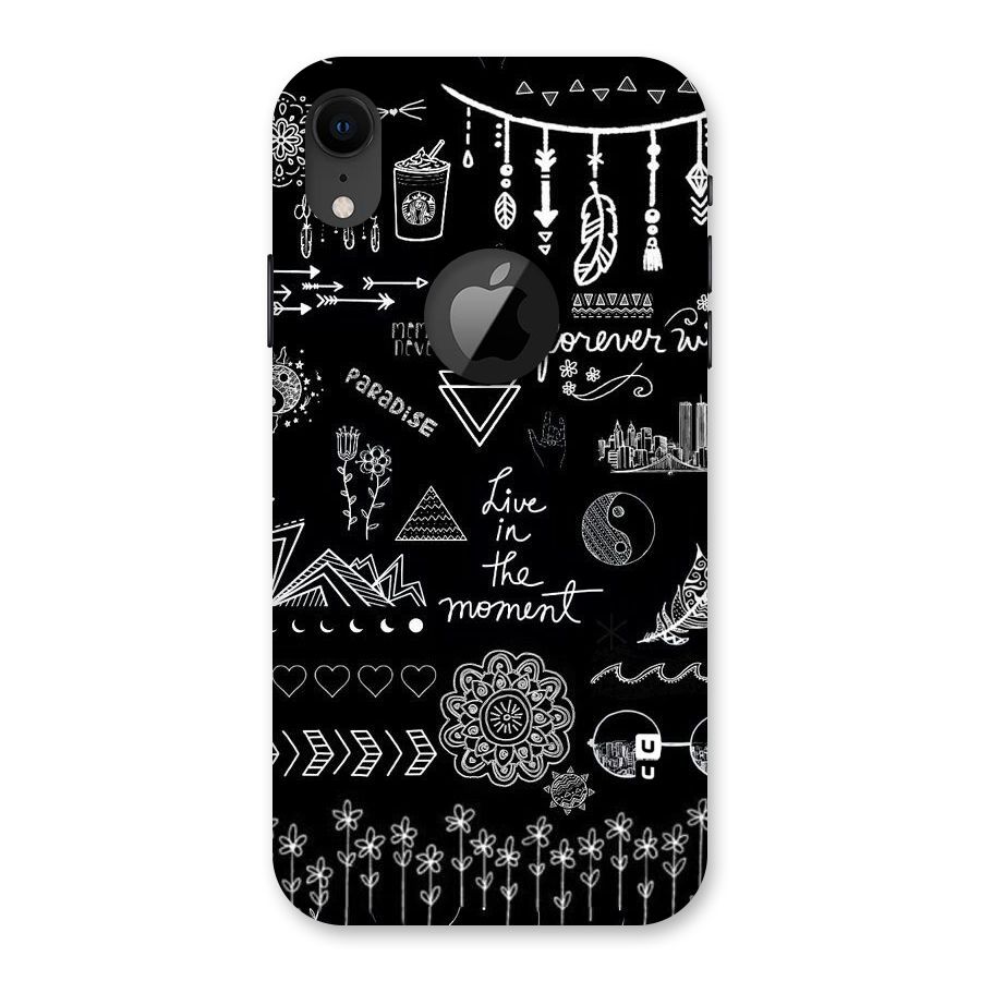 Forever Moment Back Case for iPhone XR Logo Cut